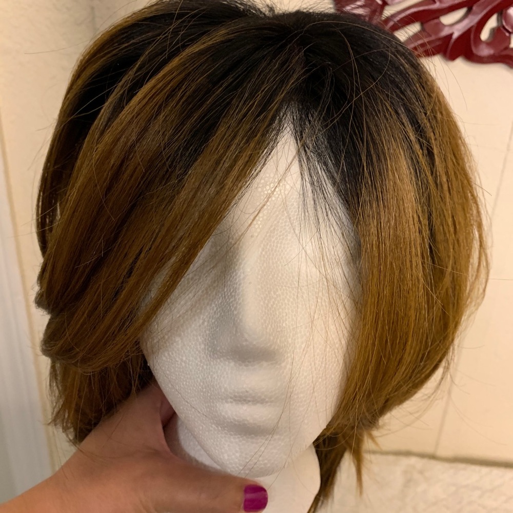 Penny Color and Black Wig